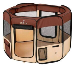 Zampa Pop Up Portable Playpen for Dog and Cat, Foldable | Indoor/Outdoor, NEW